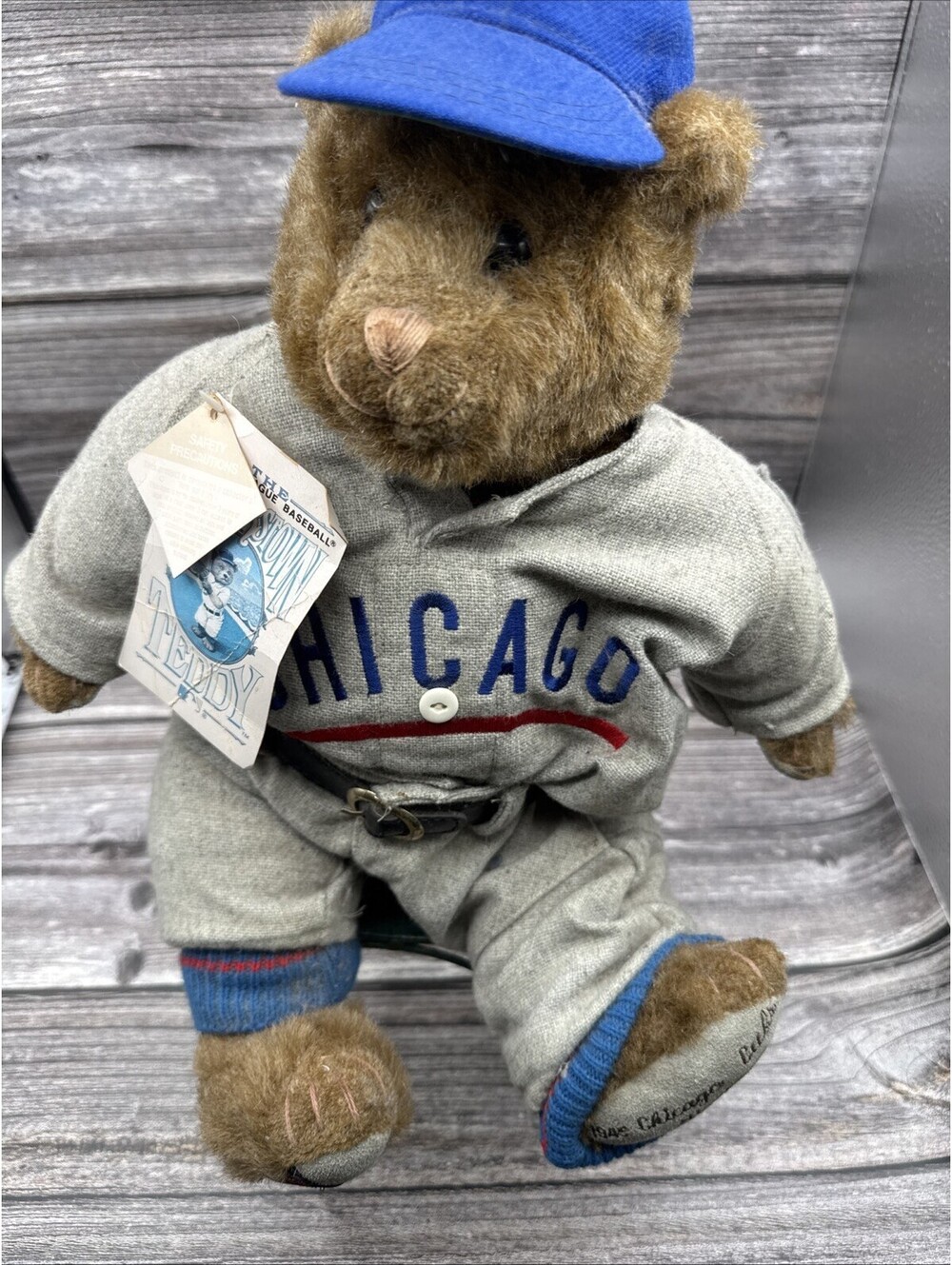 Vintage COOPERSTOWN BEARS 1945 Cubs Teddy Bear LE #643 of 2500 TAGS HTF Read